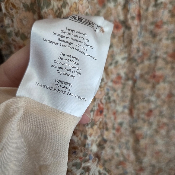 Sezane Ares Dress size 38 NWT - Picture 9 of 11